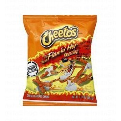 Cheetos Crunchy Flamin  Hot Cheese Corn Chips