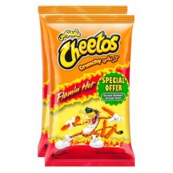 Cheetos Crunchy Flamin  Hot Corn Chips (Special Offer)