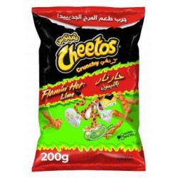 Cheetos Crunchy Flamin  Hot Lime Corn Chips