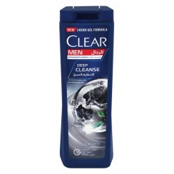 Clear Men Deep Cleanse Anti-Dandruff Shampoo with Activated Charcoal & Mint