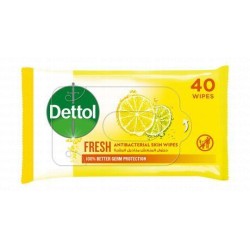 Dettol Fresh Antibacterial Skin Wipes - alcohol free