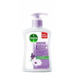 Dettol Sensitive Antibacterial Moisturizing Liquid Hand Wash Lavender & White Musk Scent
