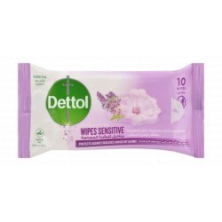 Dettol Skin Care Antibacterial Sensitive Skin Wipes - alcohol free