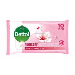 Dettol Skin Care Antibacterial Wipes - alcohol free