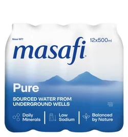 Masafi Pure Mineral Water (12x500ml) - low sodium B2B SuperMarket