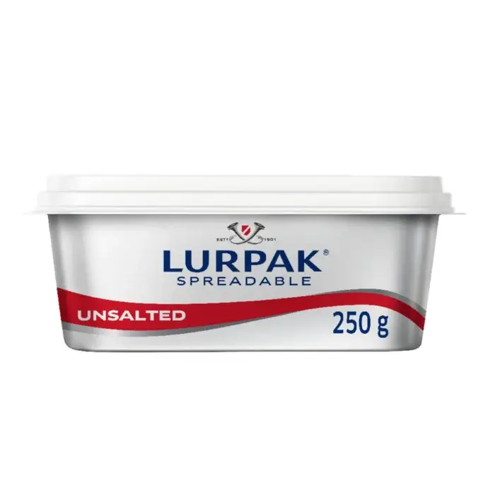 Lurpak Unsalted Spreadable Butter, 250g B2b SuperMarket