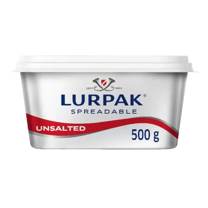 Lurpak Salted Spreadable Butter Tub 500g B2b SuperMarket