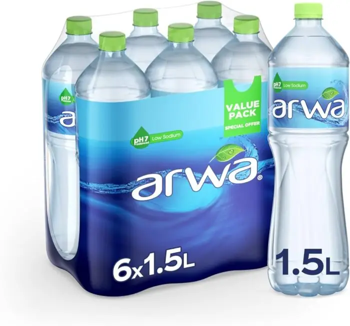 Arwa Drinking Water Bottle, 6x1.5L B2b SuperMarket