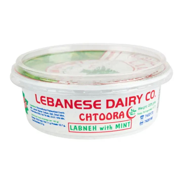 Chtoora Labneh With Mint Lebanese diary 225g B2b SuperMarket