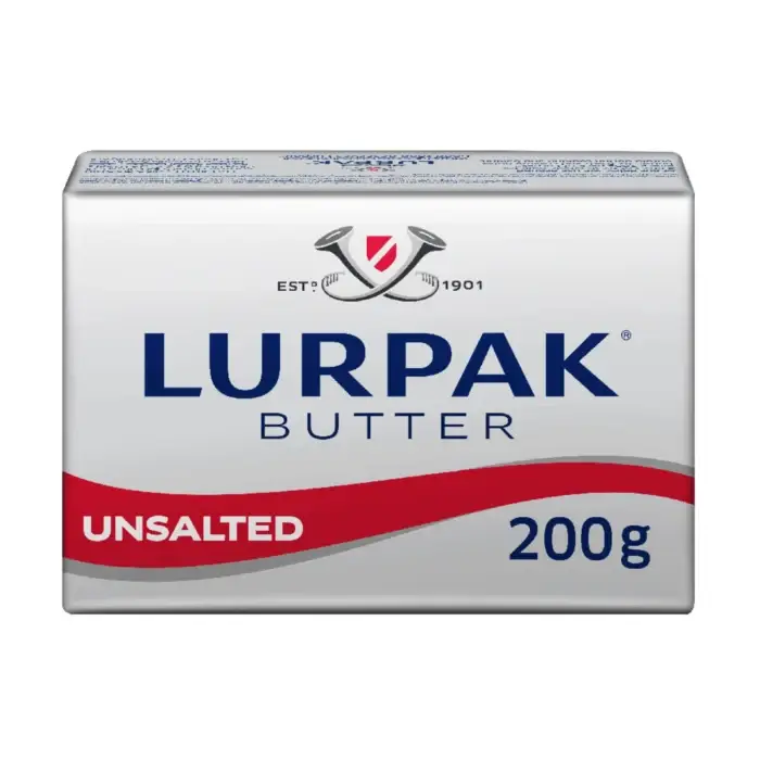 Lurpak Unsalted Butter Block, 200g B2b SuperMarket